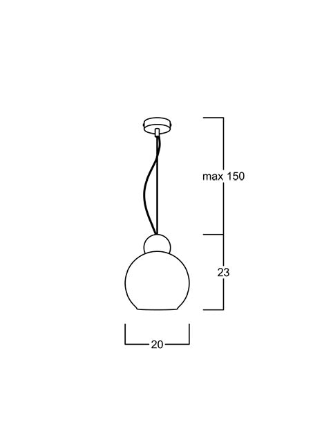 Globe Sarkıt Mat Pirinç Füme - 20