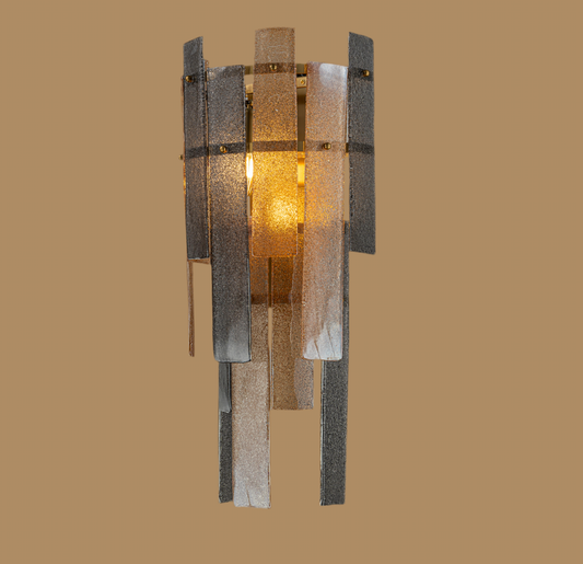 95 cm linear chandelier with spear