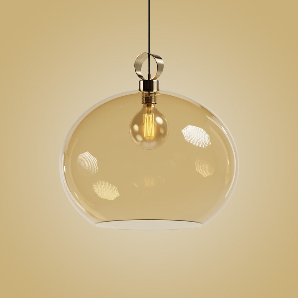 Otto glass pendant honey