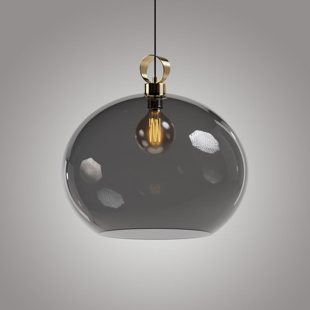 Otto glass pendant honey