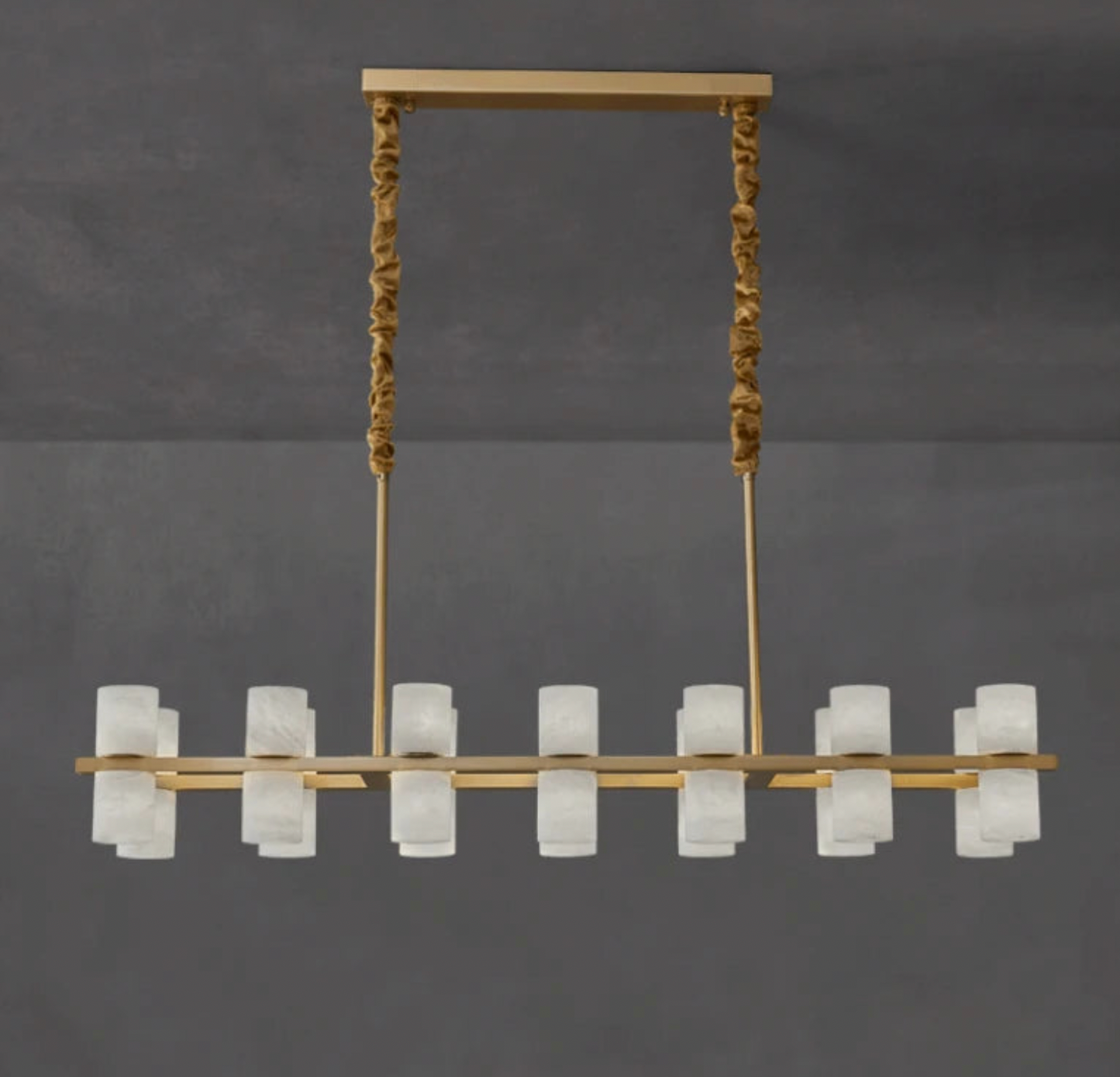 Monaco Alabaster Yuvarlak Avize