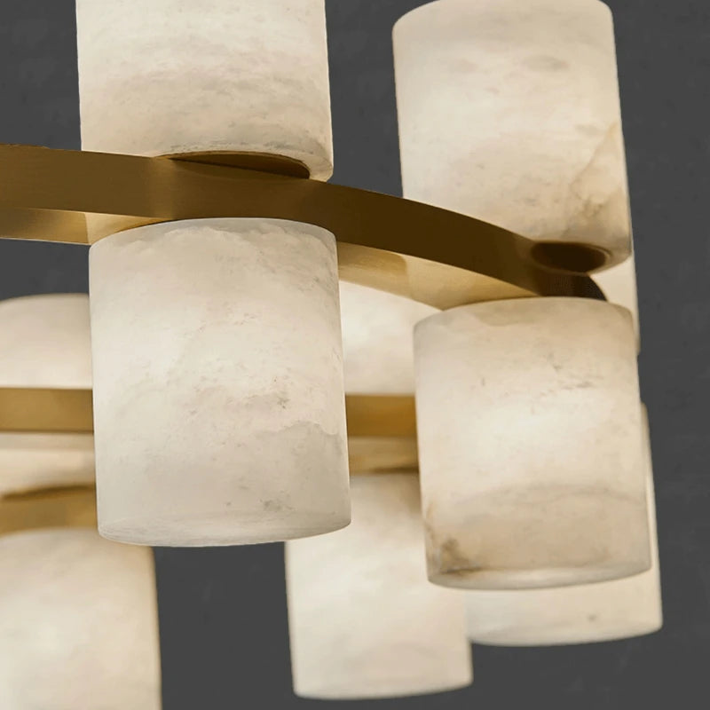 Monaco Alabaster Yuvarlak Avize