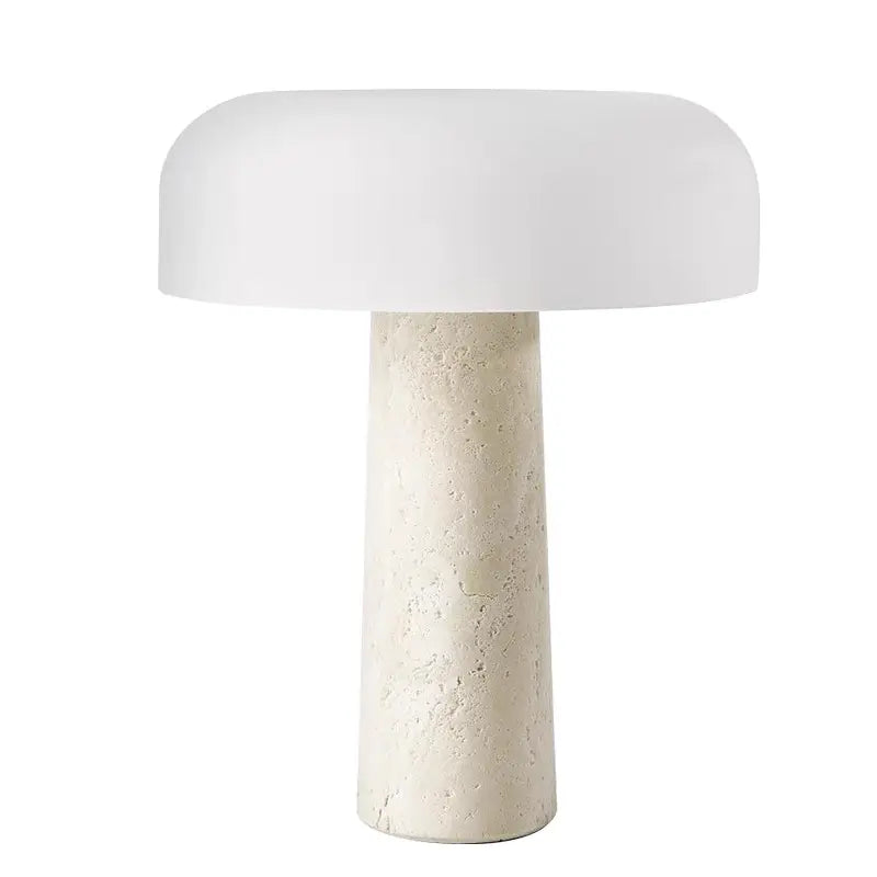 Otto White Marble Table Lamp
